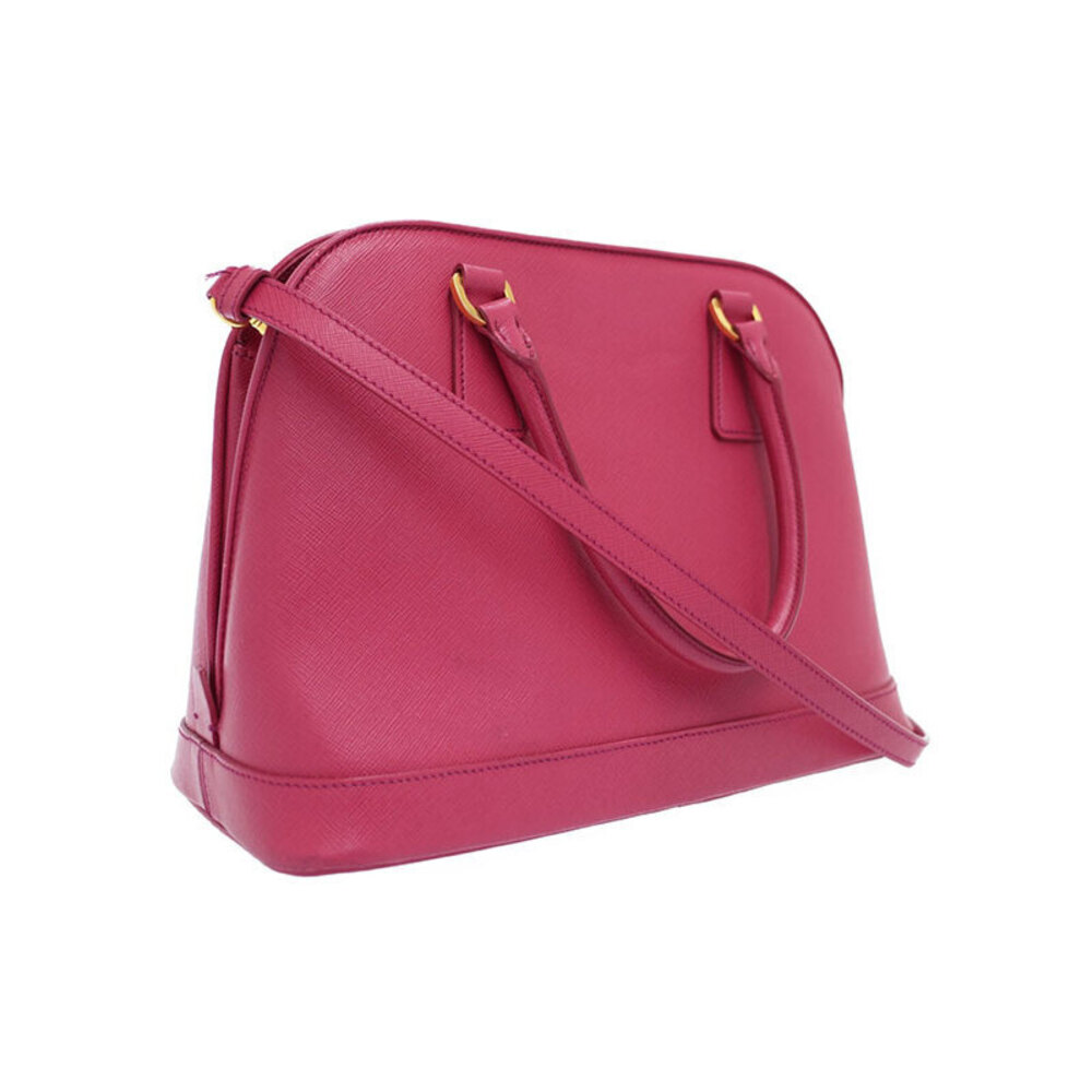 Prada Saffiano Lux Promenade handbag Pink - Picture 2 of 9
